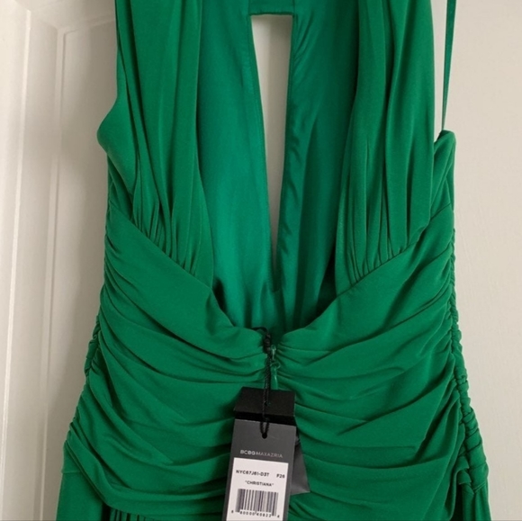 NWT BCBG green Maxi dress - Picture 13 of 16